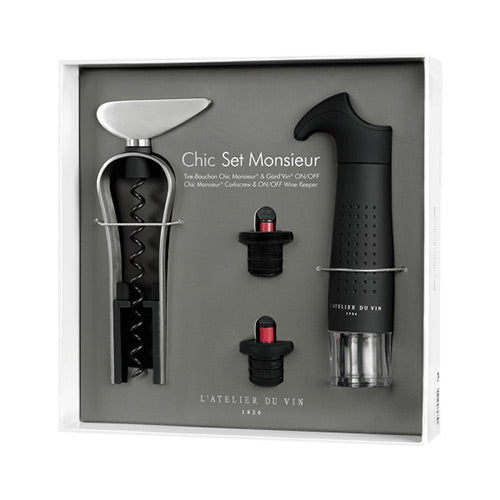 法國 L'ATELIER DU VIN LDV Chic Set Monsieur 時尚先生開瓶真空組
