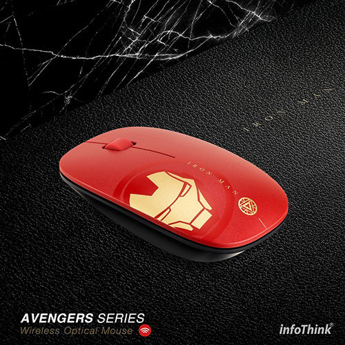 InfoThink 漫威復仇者聯盟系列無線光學靜音滑鼠-