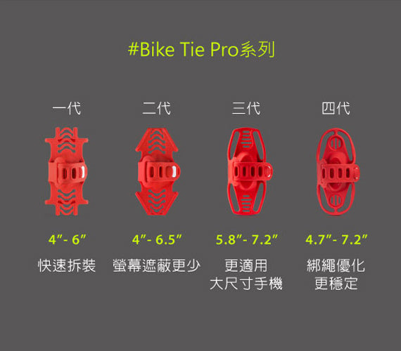 Bone 單車手機龍頭綁第四代 + 電源綁套組 Bike Tie Pro 4 + Power Strap Set