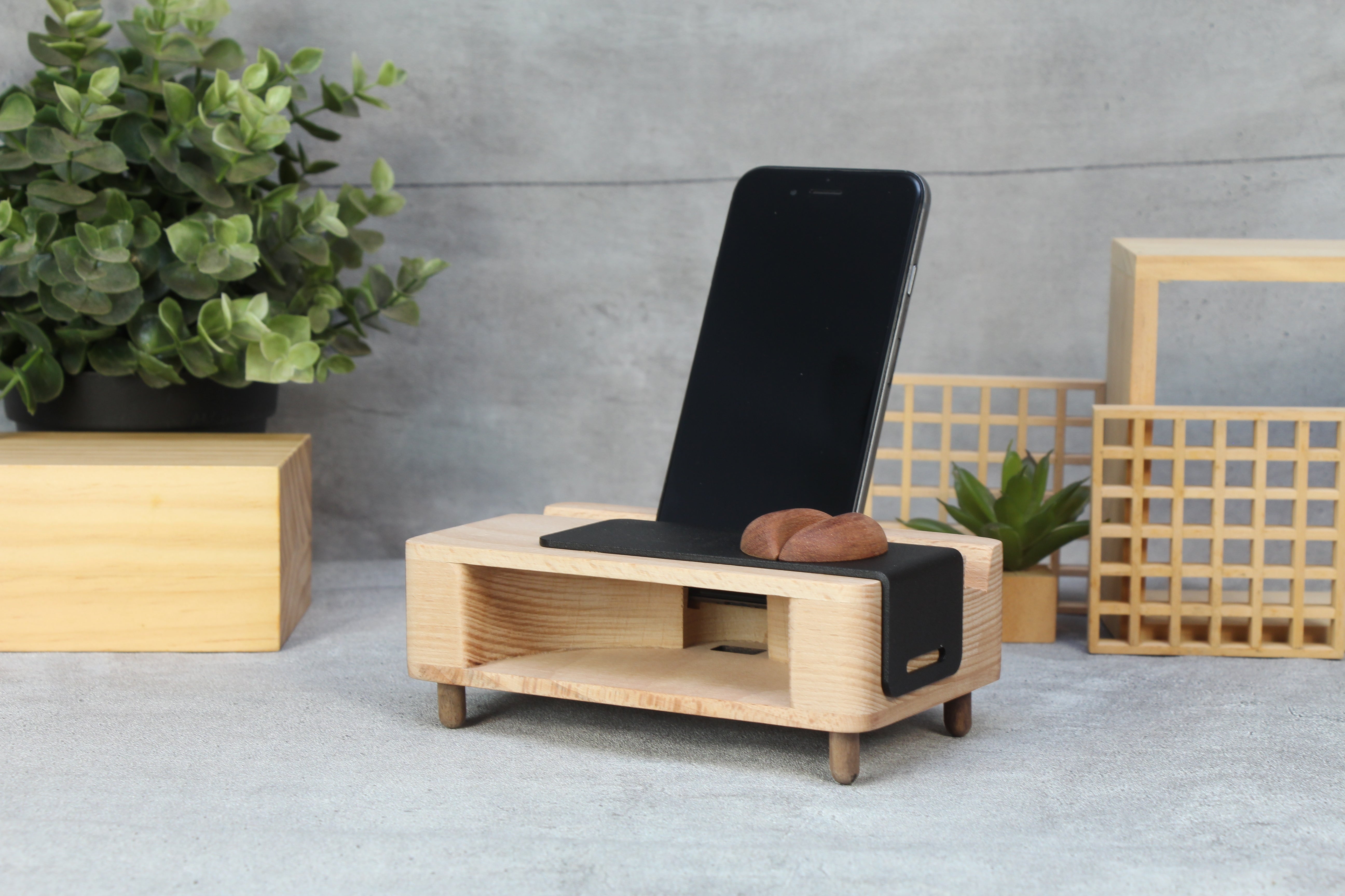 木匠兄妹 解憂擴音手機座