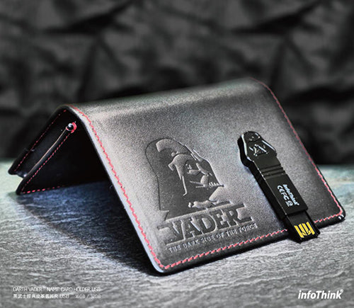 InfoThink 星際大戰黑武士經典皮革名片夾USB 32GB