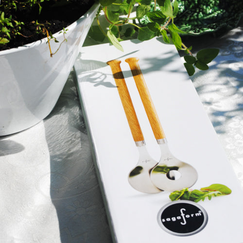 瑞典 Sagaform Nature 沙拉分食杓組