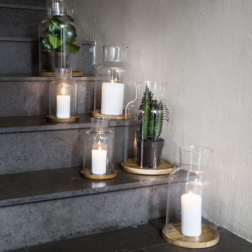 瑞典 Sagaform Nature 橡木燭座-附蠟燭