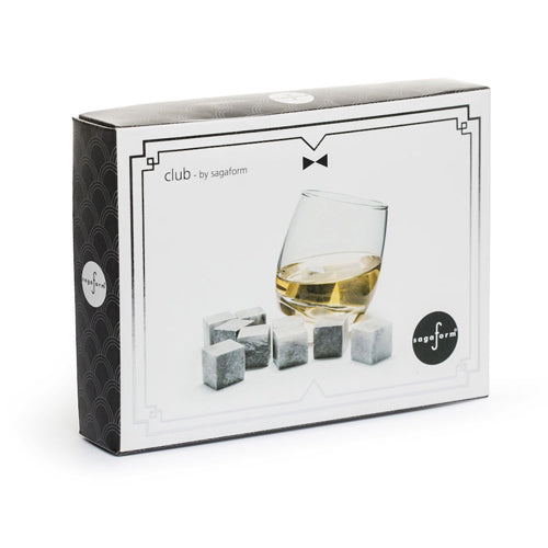 瑞典 Sagaform Club 威士忌冰石組九入