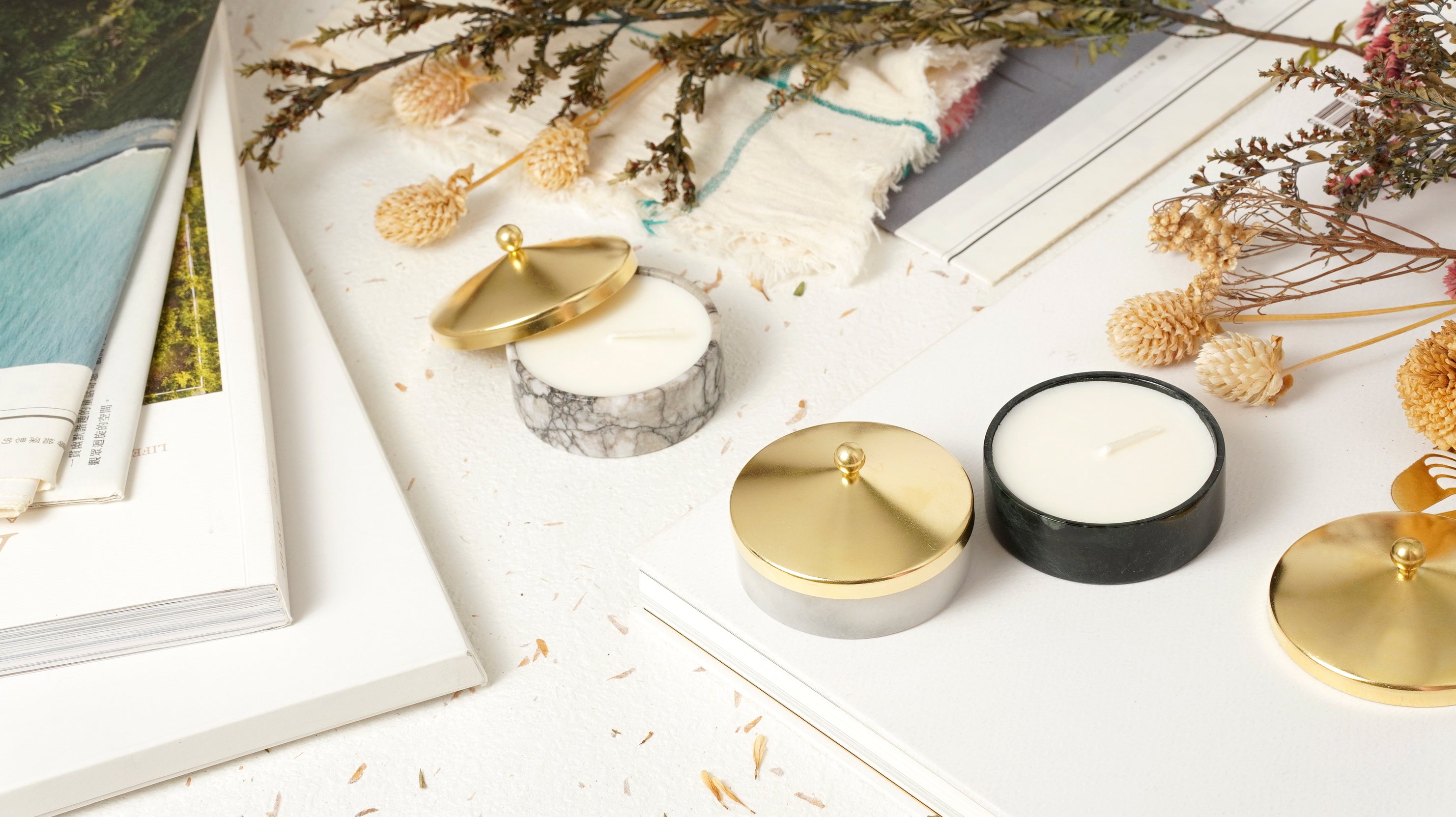 點睛設計 DOTdesign 大理石香氛蠟燭