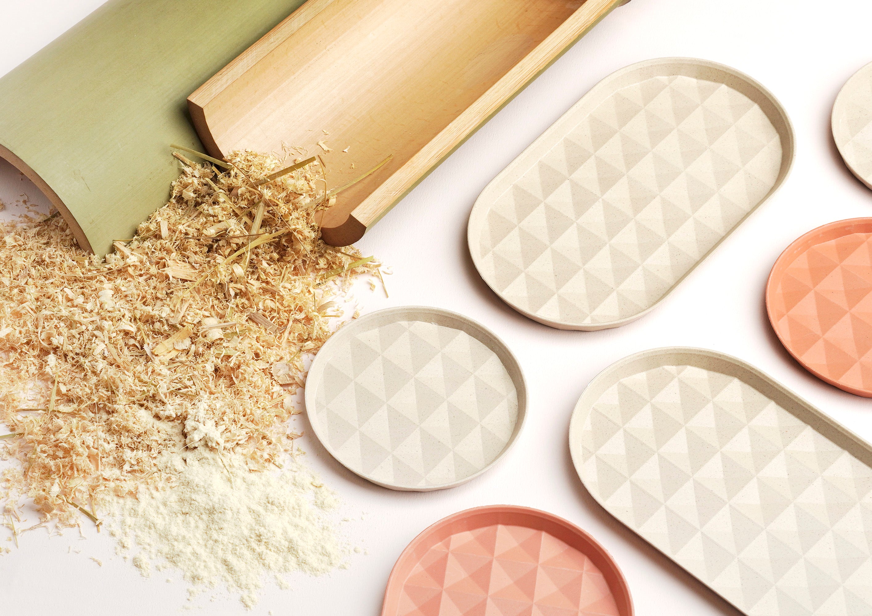 點睛設計 DOTdesign re-ing 菱格盤-3入組-長盤