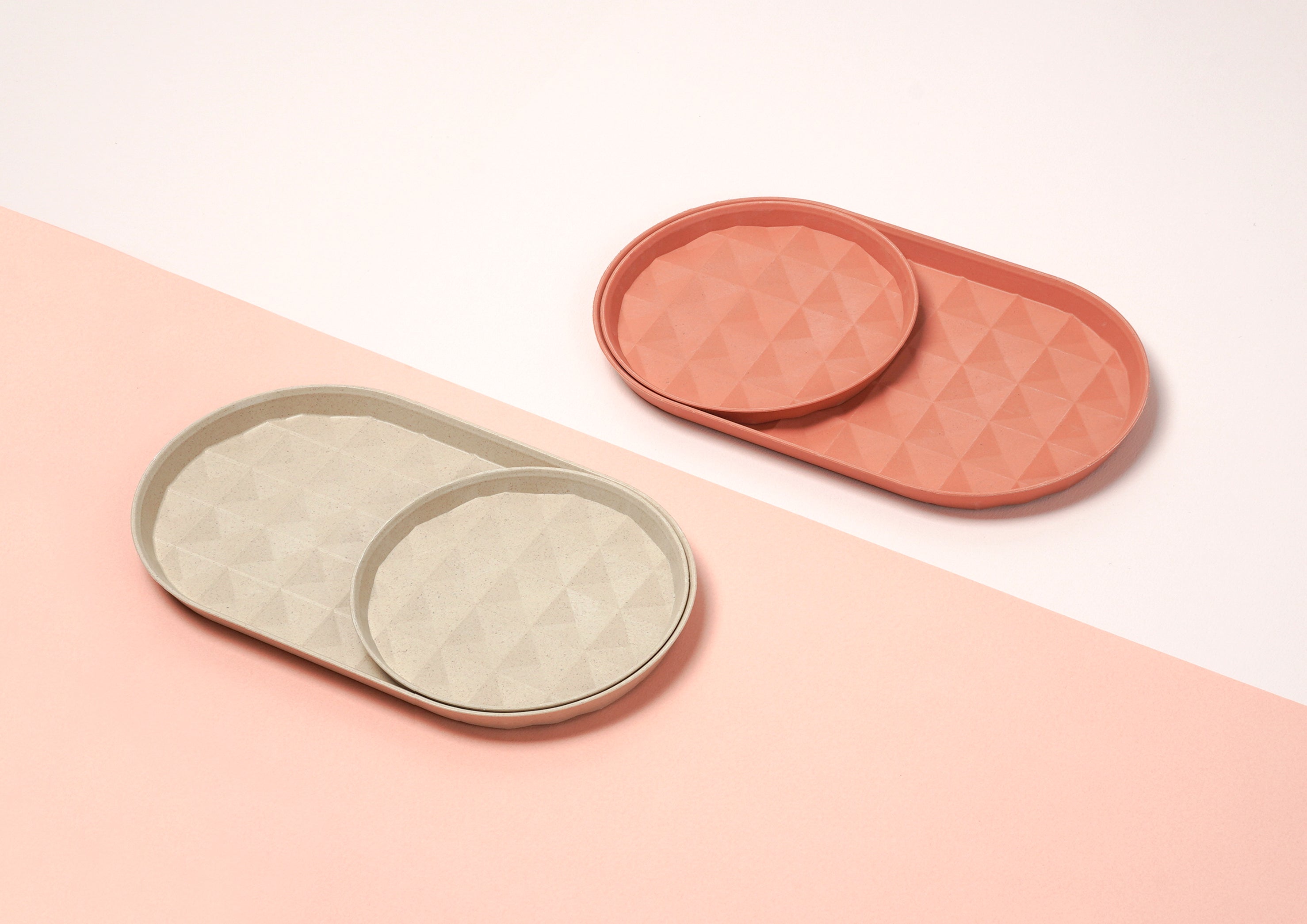 點睛設計 DOTdesign re-ing 菱格盤-3入組-圓盤