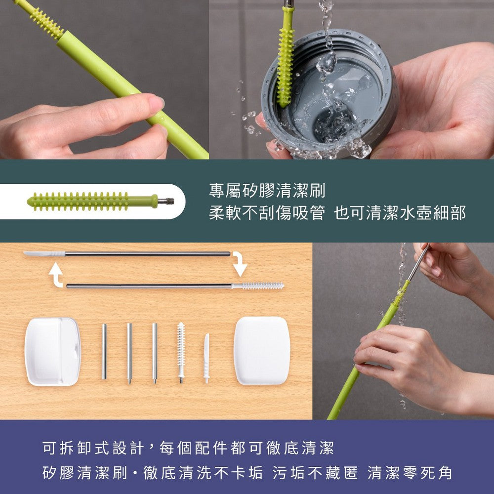 InfoThink SUBA BOX 六合一環保吸管隨身盒(小小兵)