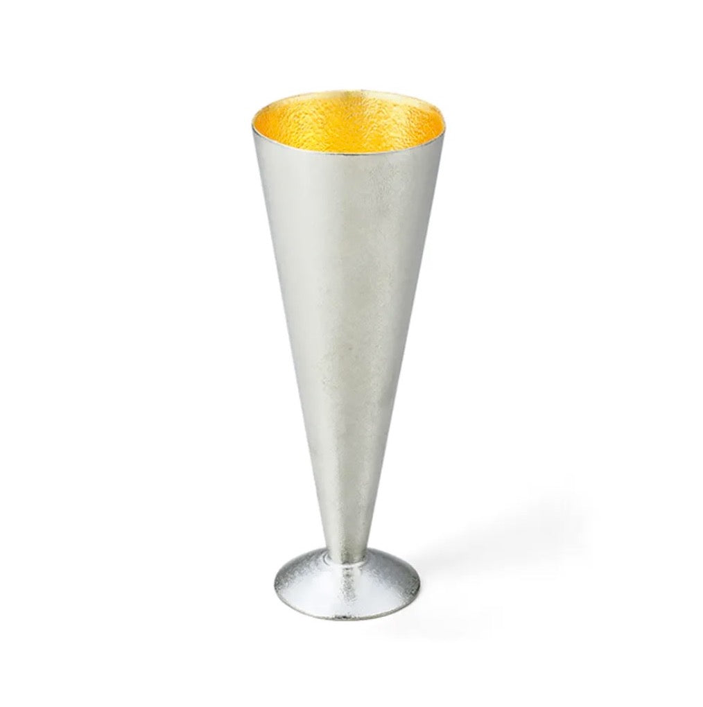 日本 能作 金箔香檳杯 - S