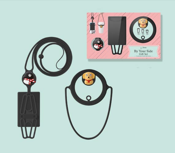 Bone 陪你在身邊 - 斜背手機綁+環保杯綁禮物組