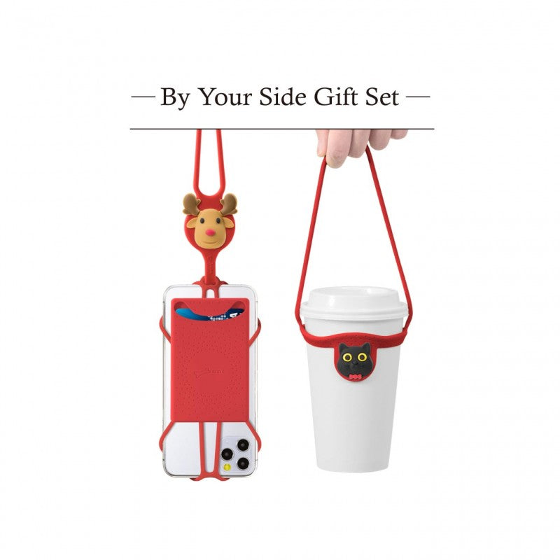 Bone 陪你在身邊 - 斜背手機綁+環保杯綁禮物組