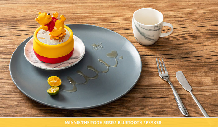 InfoThink 迪士尼小熊維尼系列公仔藍牙喇叭(蜂蜜罐造型)