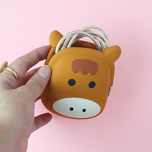 P+G Design 動物造型矽膠口金包 馬