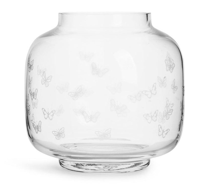 瑞典 Sagaform【SEA Glasbruk】花舞蝶飛花器