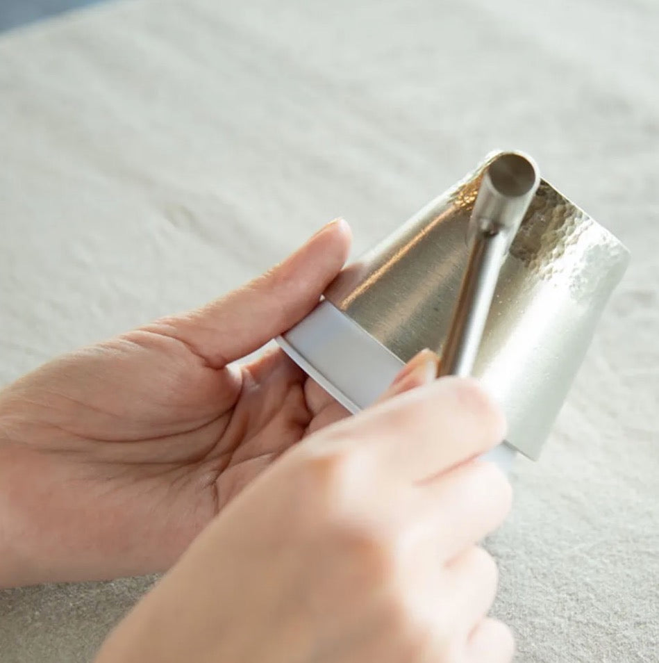 日本 能作 純錫杯槌目組