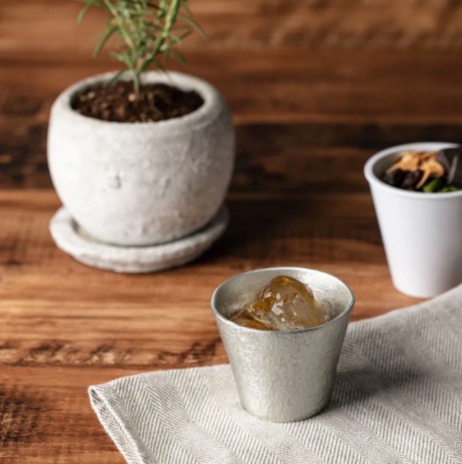 日本 能作 純錫杯槌目組