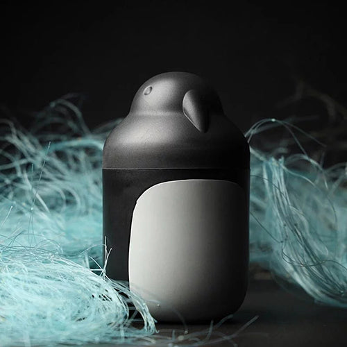 泰國 Qualy 冰原企鵝-收納罐(黑)