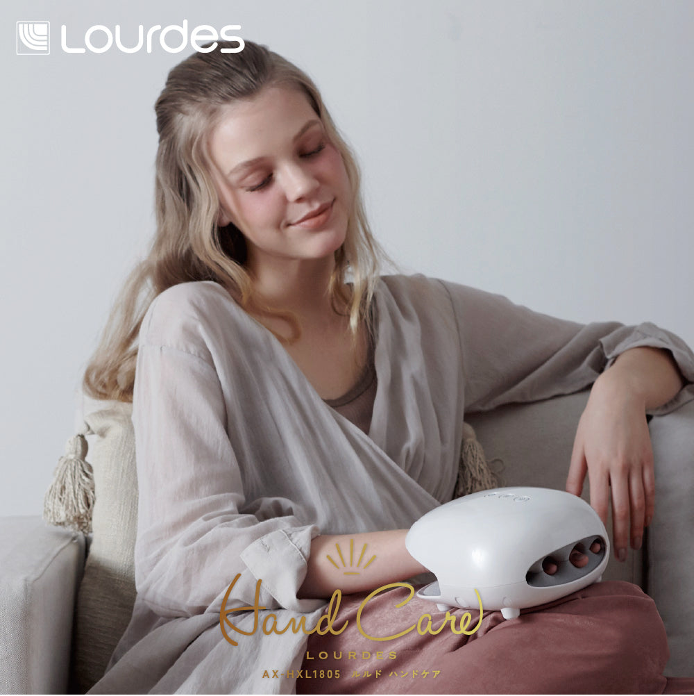 Lourdes煥采溫熱手部按摩器(白色)AX-HXL1805wh