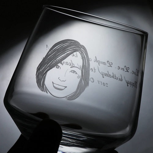 MSA【手工雕刻】397cc【德國蔡司】(寫實版)SCHOTT ZWIESEL人像搖搖杯