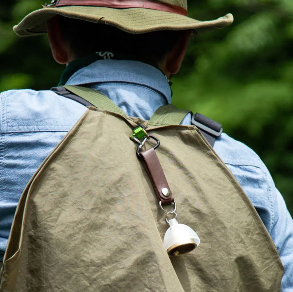 日本 能作 攜帶式搖鈴 (附皮革扣環)