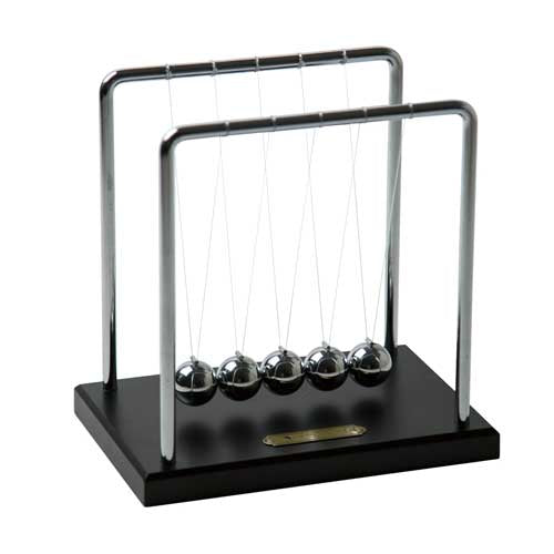 賽先生科學工廠 牛頓球 / 慣性原理擺動球 (冷酷黑)（自）