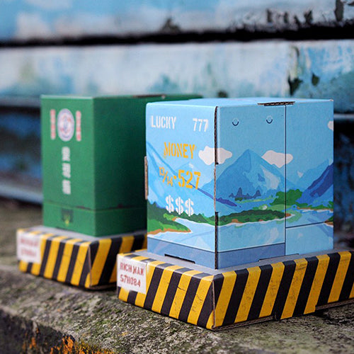 款式圖-風景款(藍)x1+經典款(綠)x1