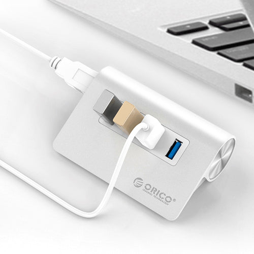 創意小物館 鋁鎂合金USB3.0高速四口分線器