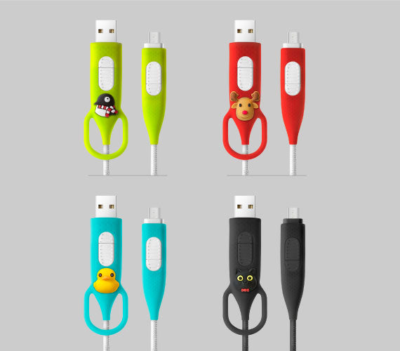 Bone 4合1充電傳輸線｜支援QC、PD快充