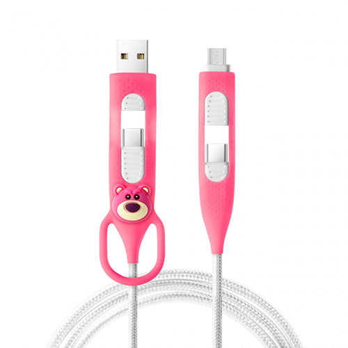 Bone 4合1充電傳輸線｜支援QC、PD快充