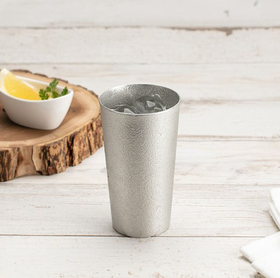 日本 能作 經典純錫杯木盒組