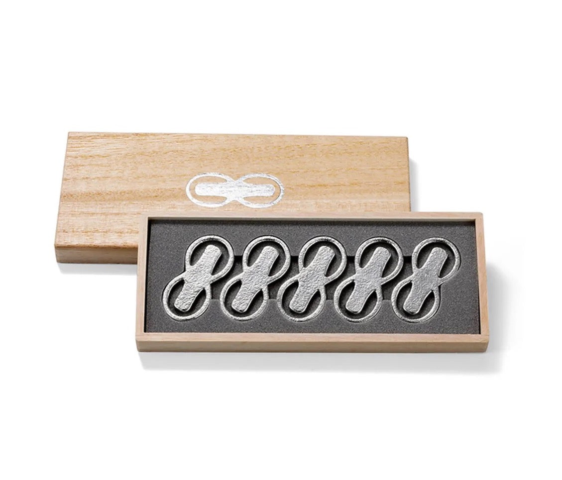 能作 純錫8字形筷架組 (五入)