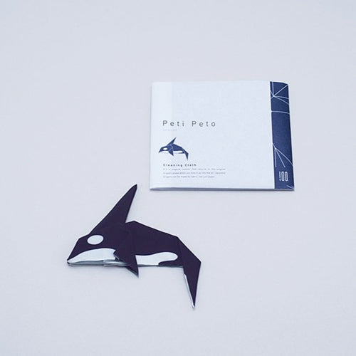 100percent Peti Peto 形狀記憶擦拭布 虎鯨