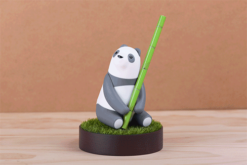 iThinking 【擺飾配件】皮捲尺原木展示座