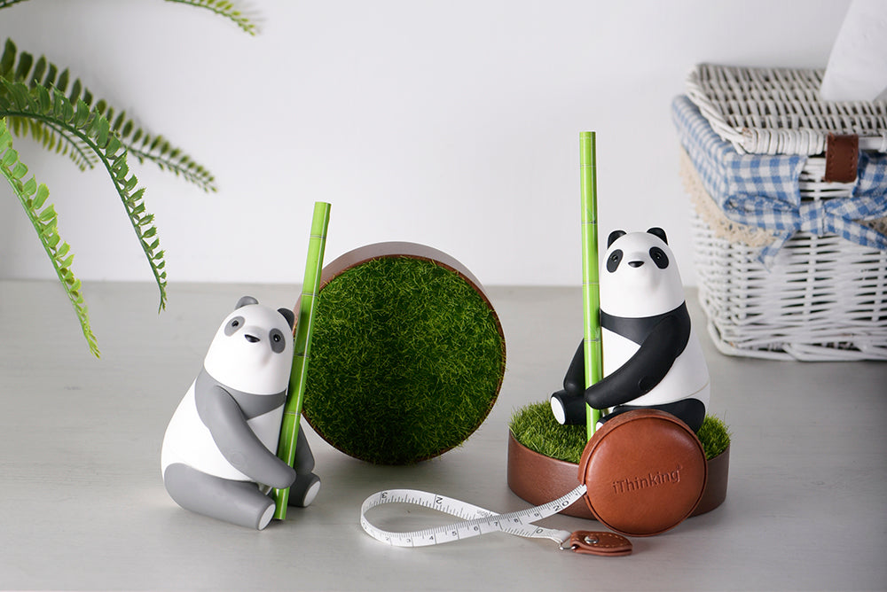 iThinking 【擺飾配件】皮捲尺原木展示座