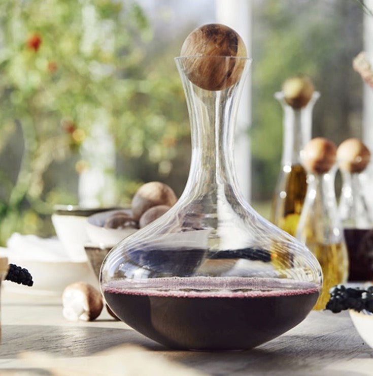 瑞典 Sagaform Nature 橡木塞醒酒器