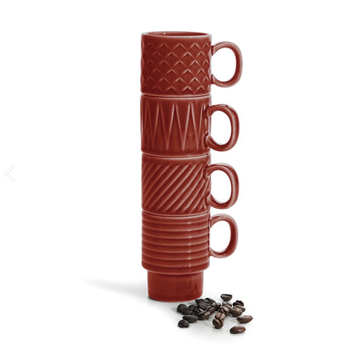 瑞典 Sagaform Coffee & More 濃縮咖啡杯4入