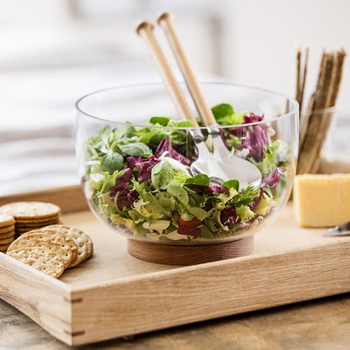 瑞典 Sagaform Nature by Anton Björsing 橡木底座沙拉盆