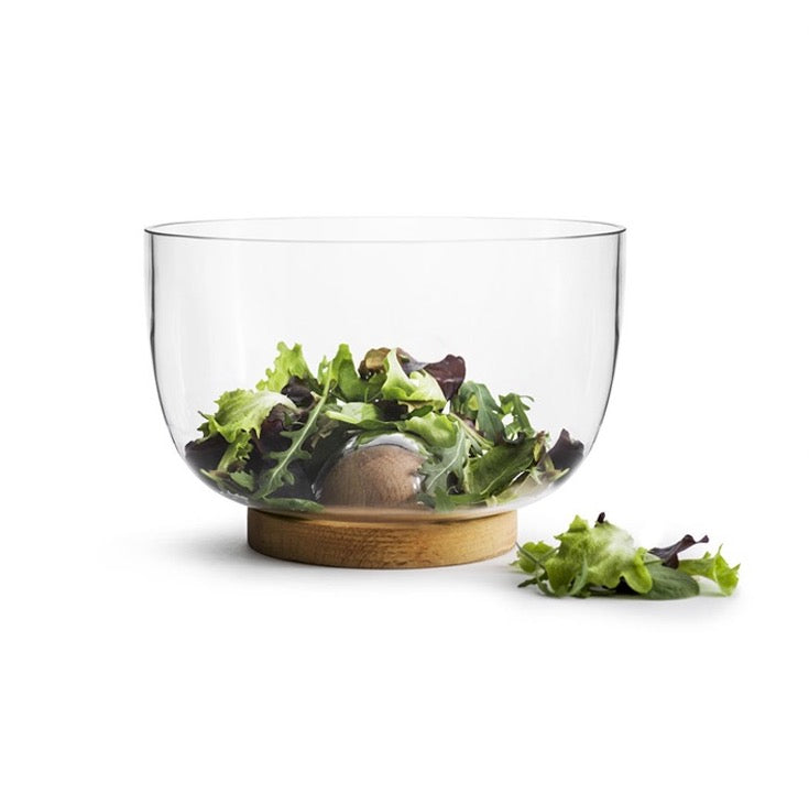 瑞典 Sagaform Nature by Anton Björsing 橡木底座沙拉盆