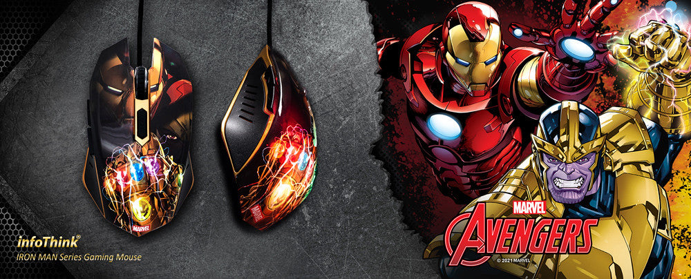 InfoThink 鋼鐵人系列Pro電競滑鼠 Rainbow