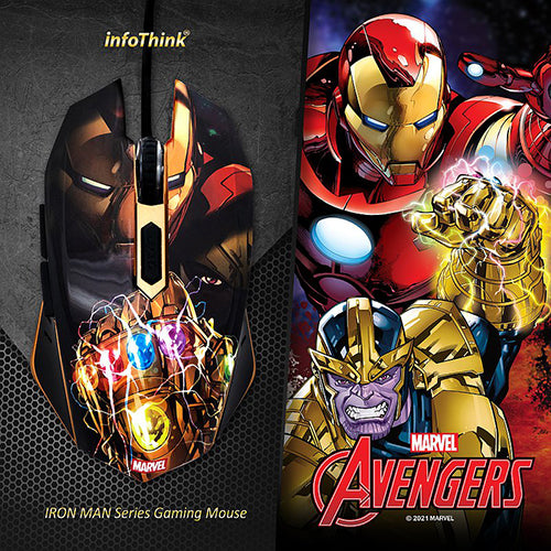 InfoThink 鋼鐵人系列Pro電競滑鼠 Rainbow