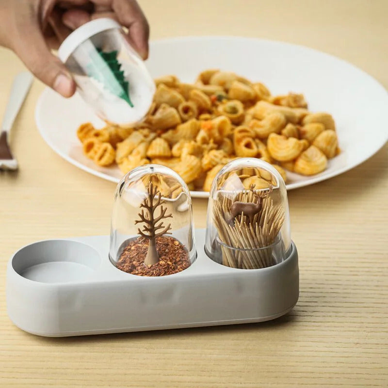 泰國 QUALY 牙籤調味罐組