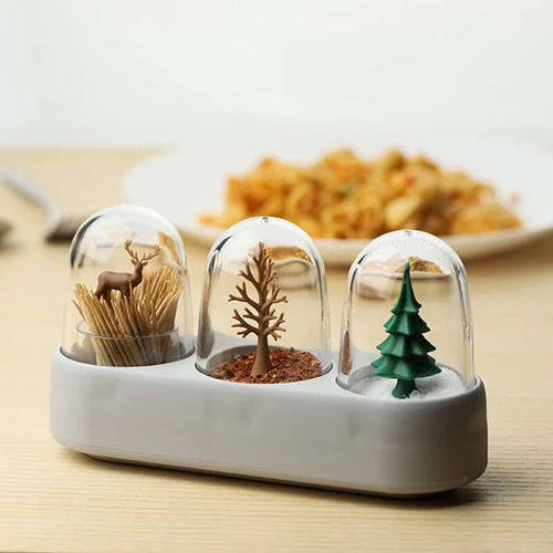 泰國 QUALY 牙籤調味罐組