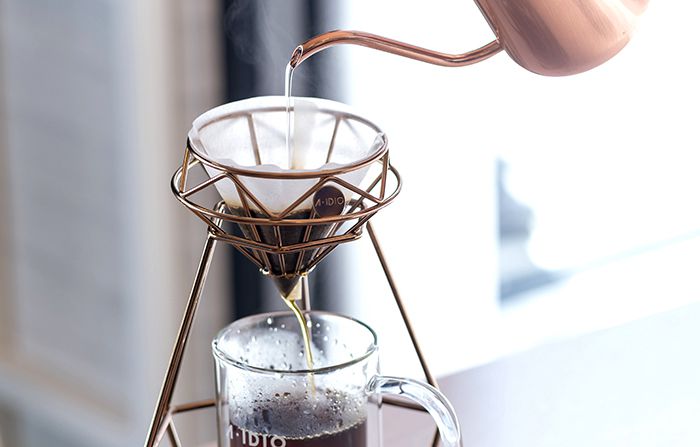 A-IDIO 鑽石咖啡濾杯(鈦金版)