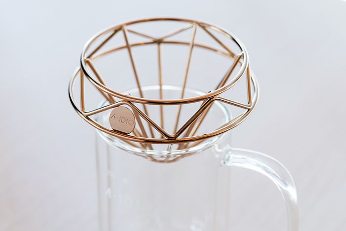 A-IDIO 鑽石咖啡濾杯(鈦金版)