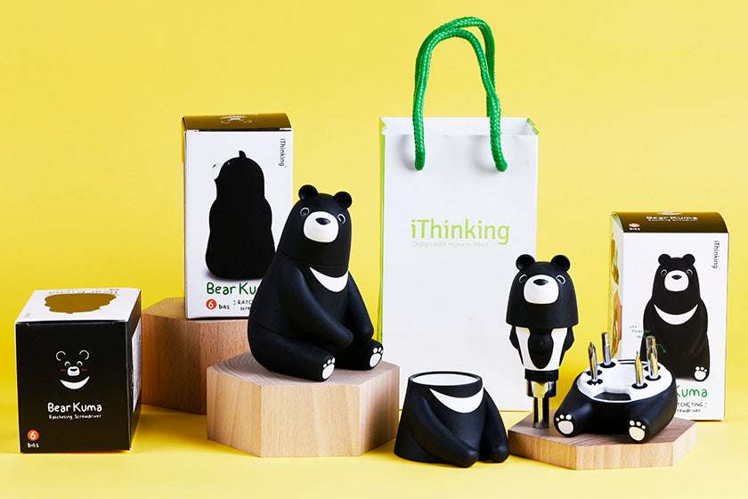 iThinking Bear kuma黑熊酷毛棘輪起子組(6bits)