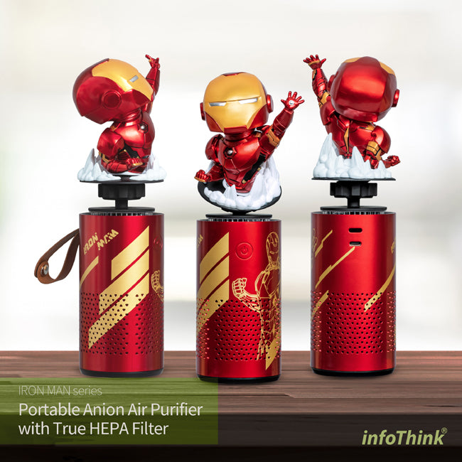 InfoThink 鋼鐵人系列USB渦輪負離子空氣清淨機-經典版