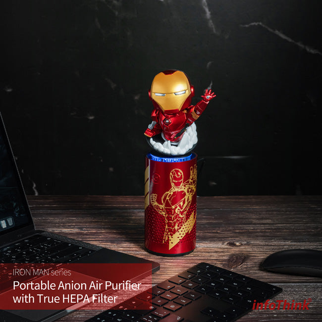 InfoThink 鋼鐵人系列USB渦輪負離子空氣清淨機-經典版