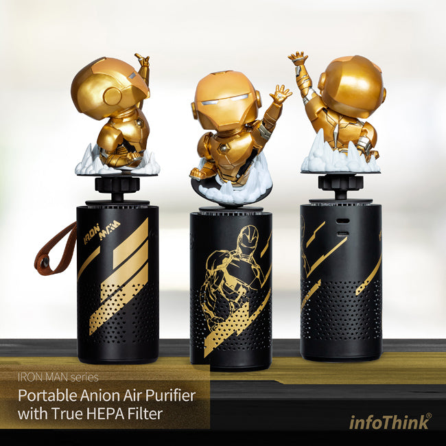 InfoThink 鋼鐵人系列USB渦輪負離子空氣清淨機-經典版