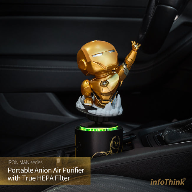 InfoThink 鋼鐵人系列USB渦輪負離子空氣清淨機-經典版