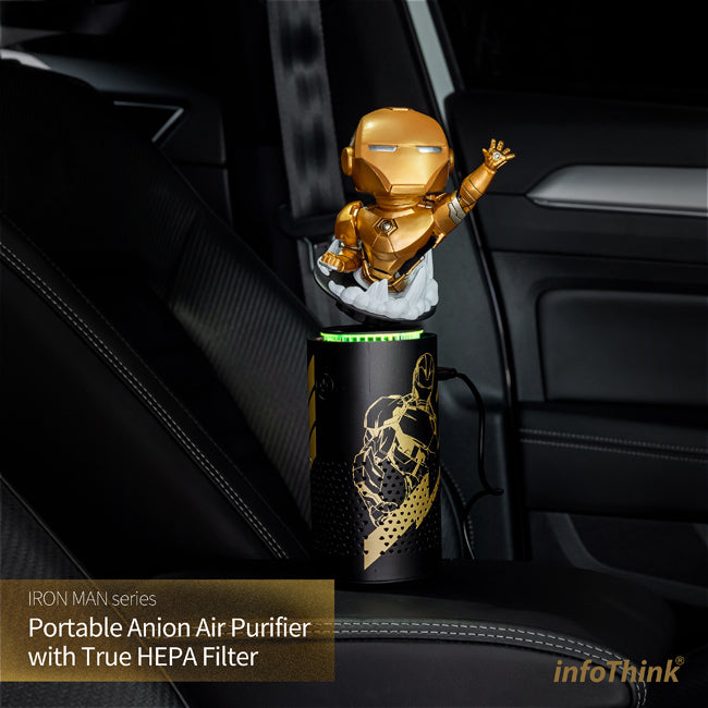 InfoThink 鋼鐵人系列USB渦輪負離子空氣清淨機-經典版
